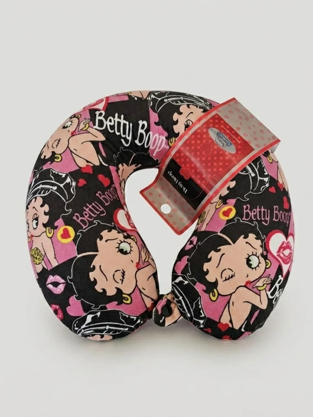 Betty Boop 4-Piece 1 Mini Backpack 1 Medium Backpack Duffle & Neck Pillow